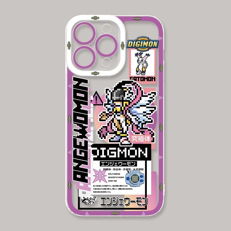 蘋果 系列數碼寶貝天使眼透明防摔軟殼