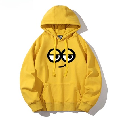 神偷奶爸小黃人新款 親子情侶男女連帽衛衣