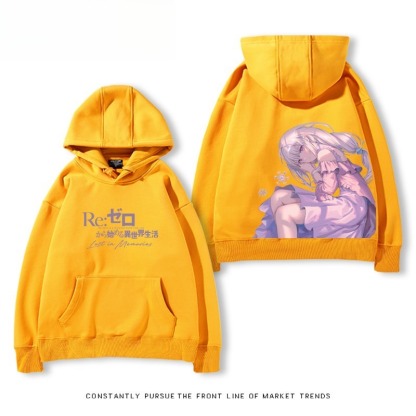 從零開始的異世界 親子情侶男女連帽衛衣