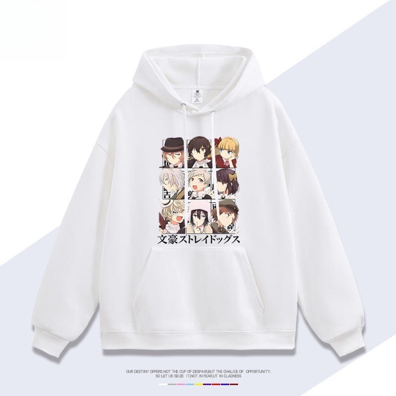 文豪野犬新款 親子情侶男女連帽衛衣