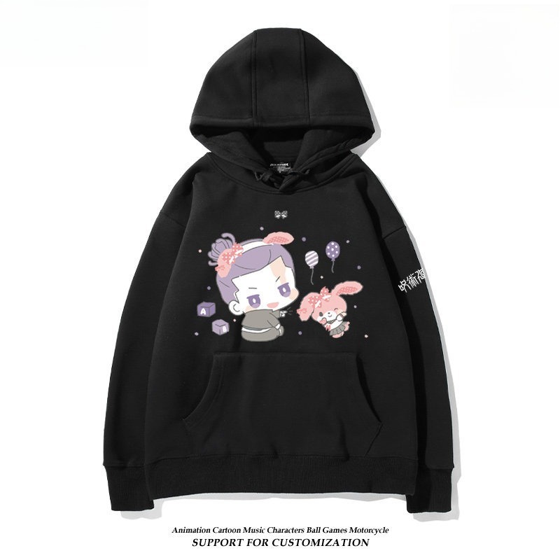 咒術迴戰 聯名衛衣2026秋冬新款親子情侶裝連帽衛衣