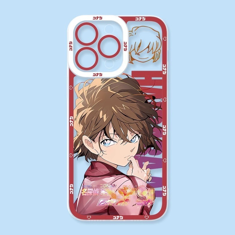 蘋果 系列名偵探柯南天使眼透明防摔軟殼