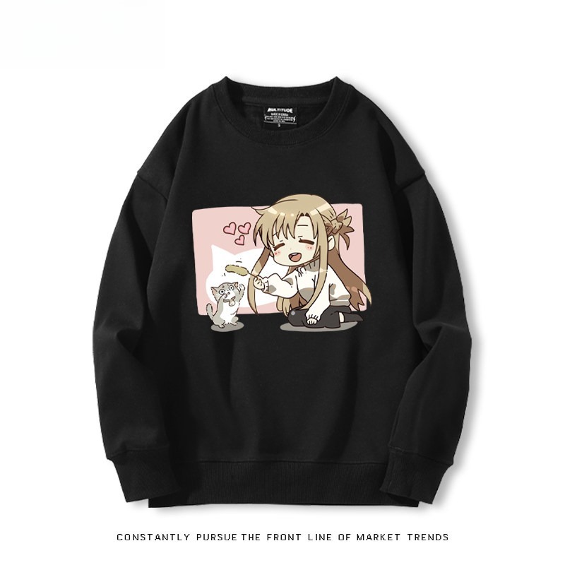 刀劍神域 聯名親子情侶裝 圓領長袖