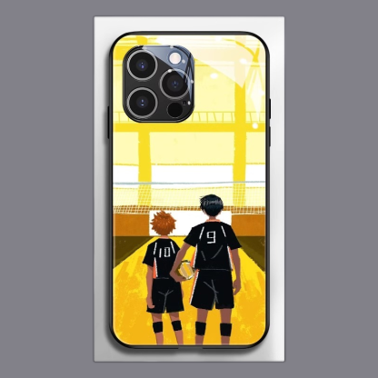 排球少年新款高清全包防摔玻璃殼