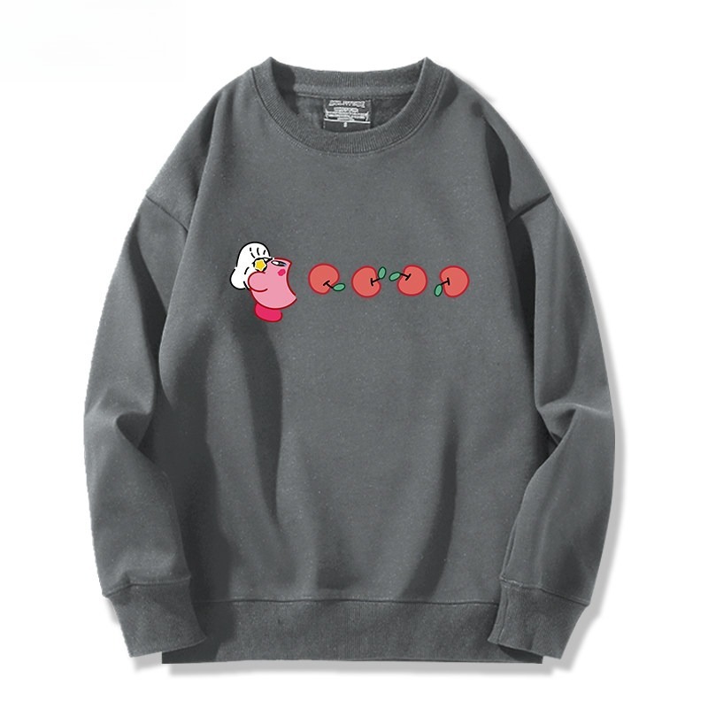 精靈寶可夢星之卡比 聯名親子情侶裝 圓領長袖