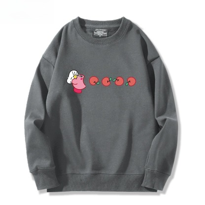 精靈寶可夢星之卡比 聯名親子情侶裝 圓領長袖