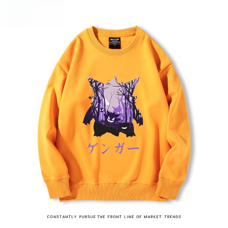 寶可夢耿鬼 聯名親子情侶裝 圓領長袖