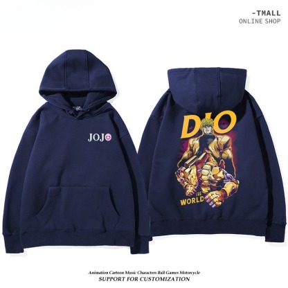 JOJO的奇妙冒險 親子情侶男女連帽衛衣