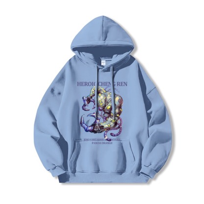JOJO的奇妙冒險新款 親子情侶男女款連帽衛衣