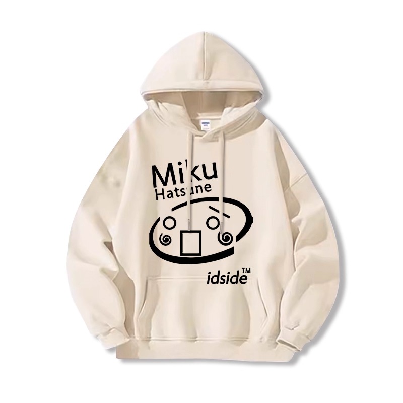 初音未來 聯名衛衣2025秋冬新款 親子情侶裝連帽衛衣