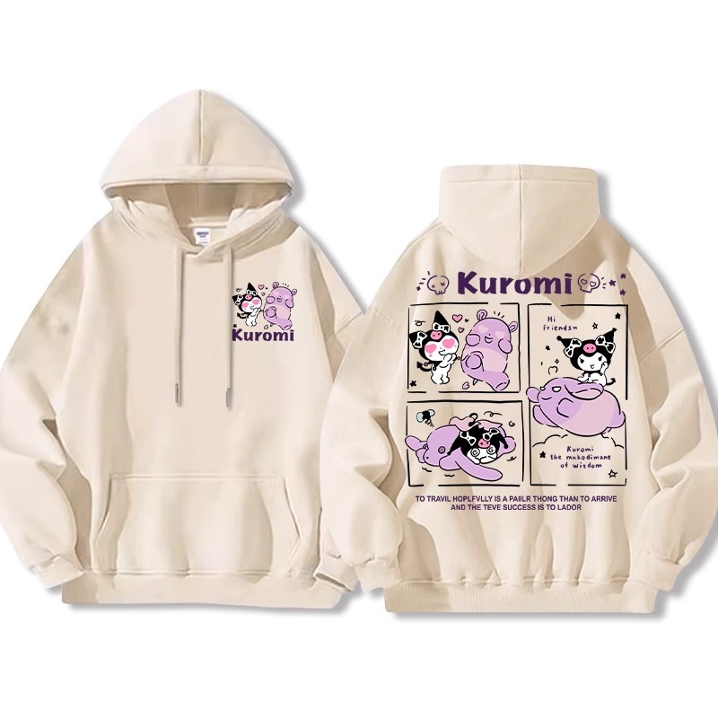 三麗鷗 聯名衛衣2025秋冬新款親子情侶裝連帽衛衣