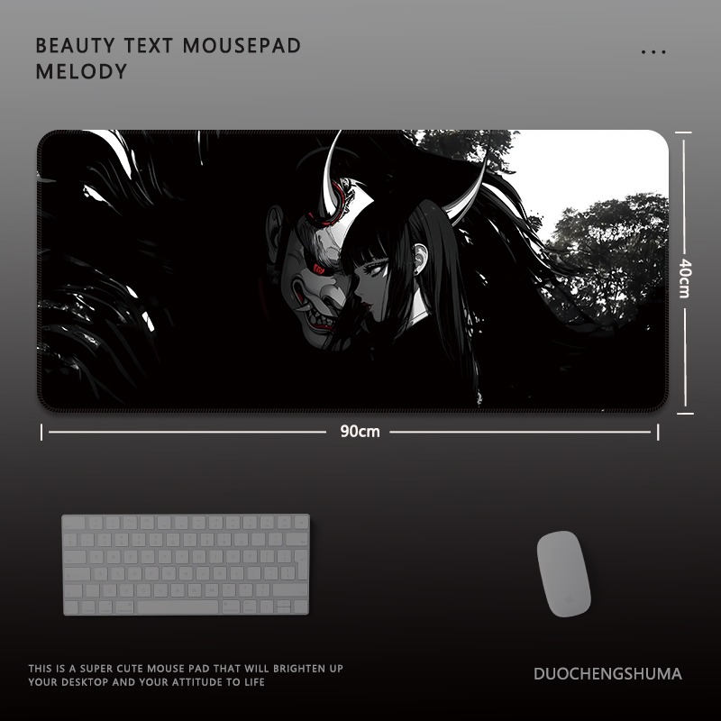 鏈鋸人電競超大遊戲加厚防滑鼠標墊