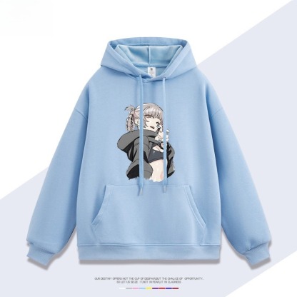 徹夜之歌七草薺 親子情侶男女連帽衛衣