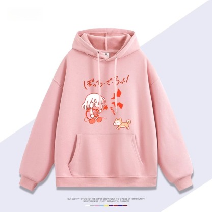 孤獨搖滾 聯名衛衣2025秋冬新款親子情侶裝連帽衛衣