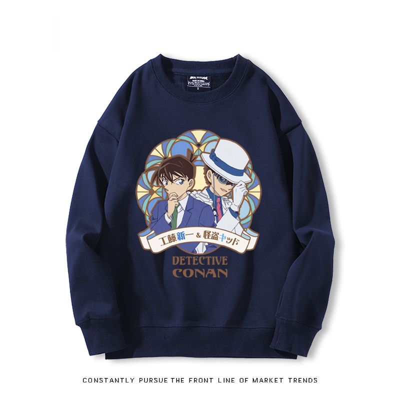名偵探柯南 聯名2024親子情侶裝 圓領長袖