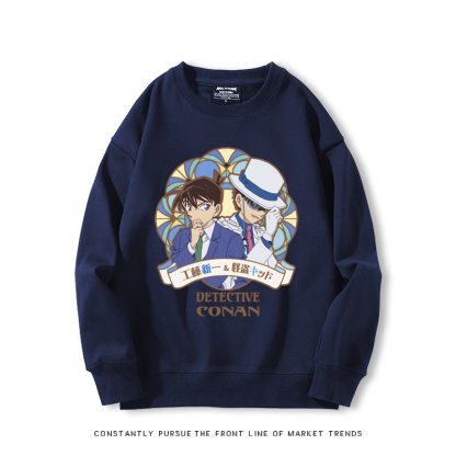 名偵探柯南 聯名2024親子情侶裝 圓領長袖