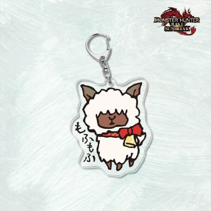 Monster Hunter Rise怪物獵人崛起滅盡龍雪鬼獸冰狼亞力克鑰匙扣掛飾【單買三件起送】