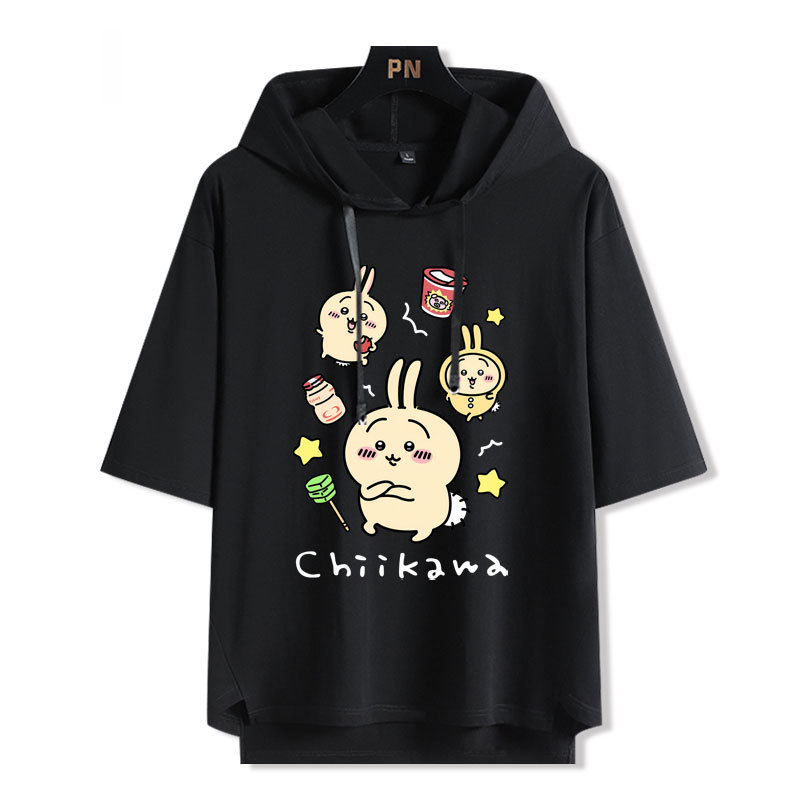chiikawa 連帽短袖T恤