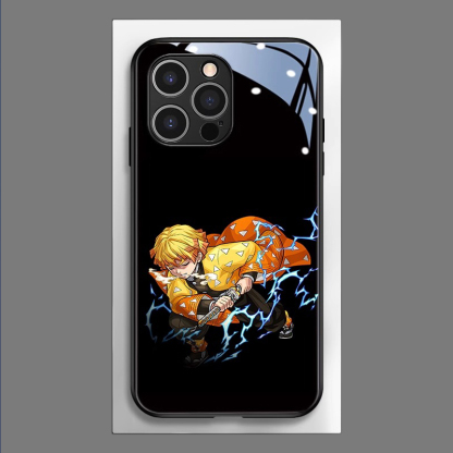 鬼滅之刃新款高清全包防摔玻璃殼