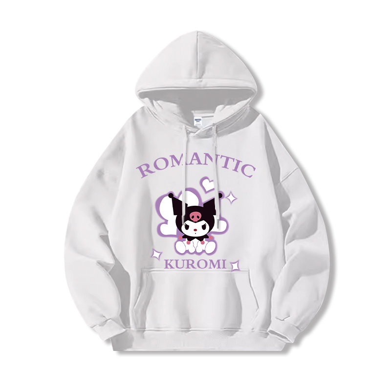 三麗鷗 聯名衛衣2024秋冬新款親子情侶裝薄絨款連帽衛衣