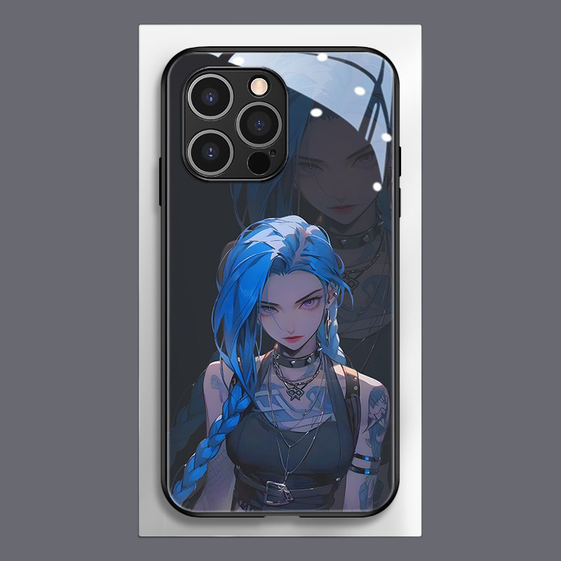 英雄聯盟新款高清全包防摔玻璃殼