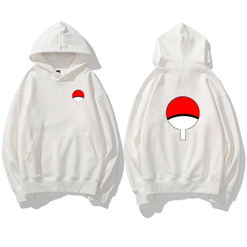 火影忍者聯名衛衣2024秋冬新款親子情侶裝薄絨款連帽衛衣