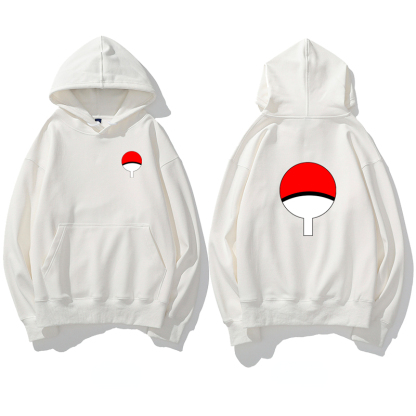 火影忍者聯名衛衣2024秋冬新款親子情侶裝薄絨款連帽衛衣