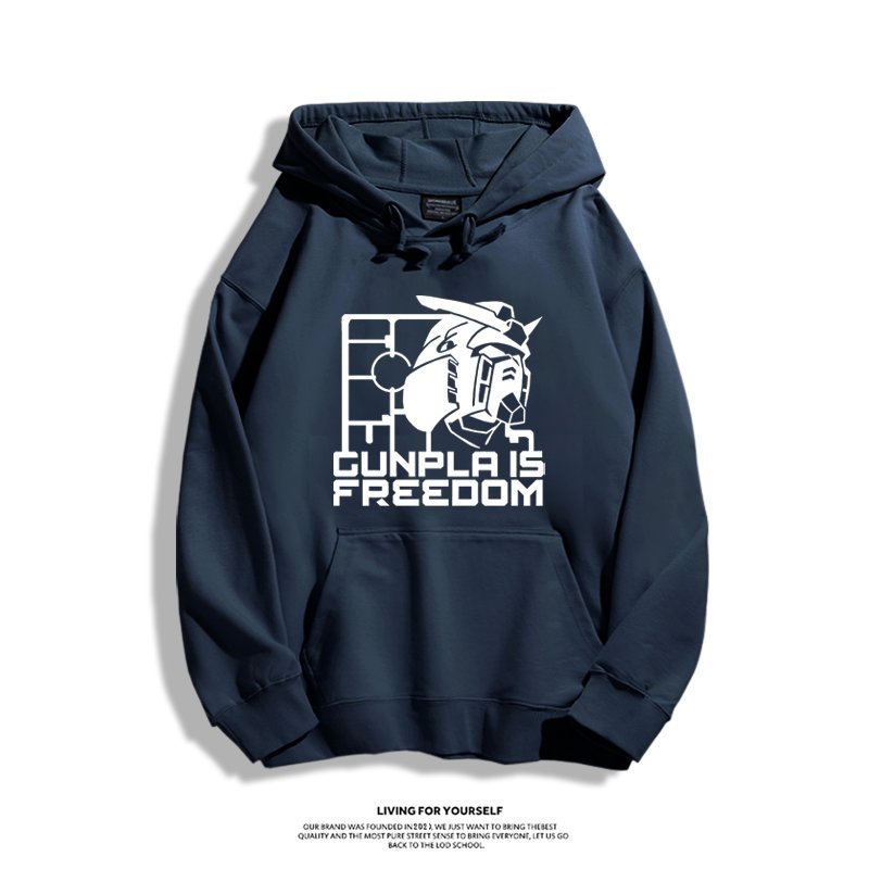 機動戰士高達 聯名衛衣2024秋冬新款親子情侶裝薄絨款連帽衛衣