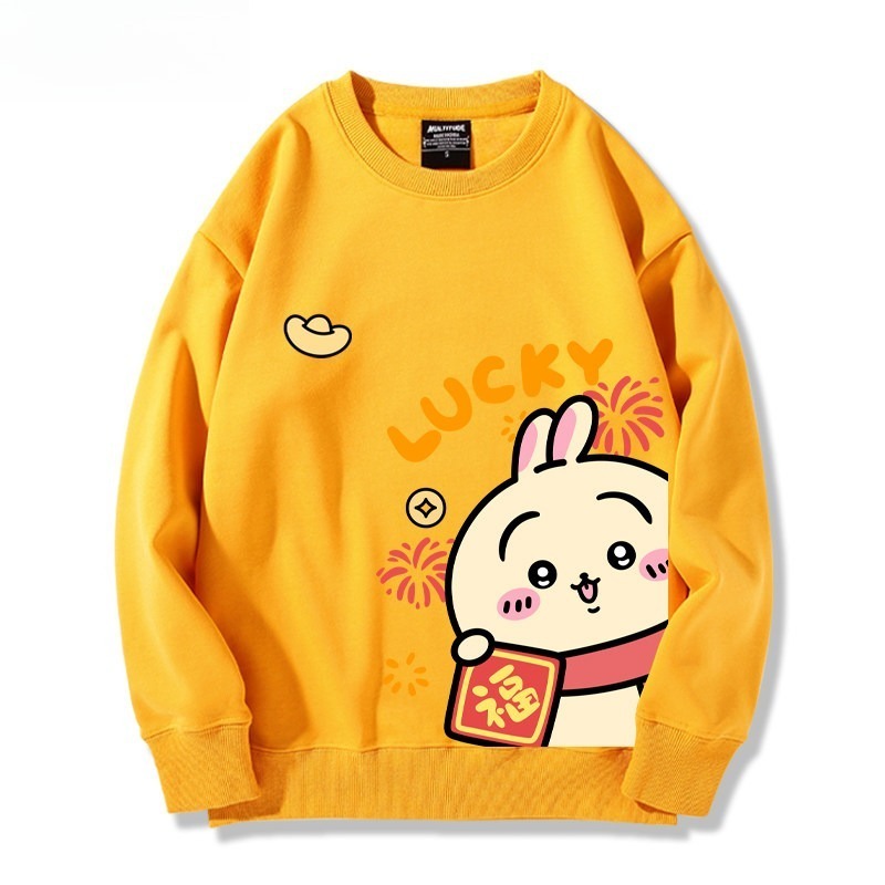 Chiikawa 聯名親子情侶裝 圓領長袖