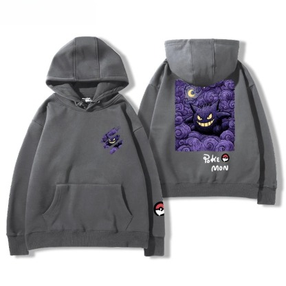 寶可夢油畫系列 聯名衛衣2025秋冬新款親子情侶裝連帽衛衣