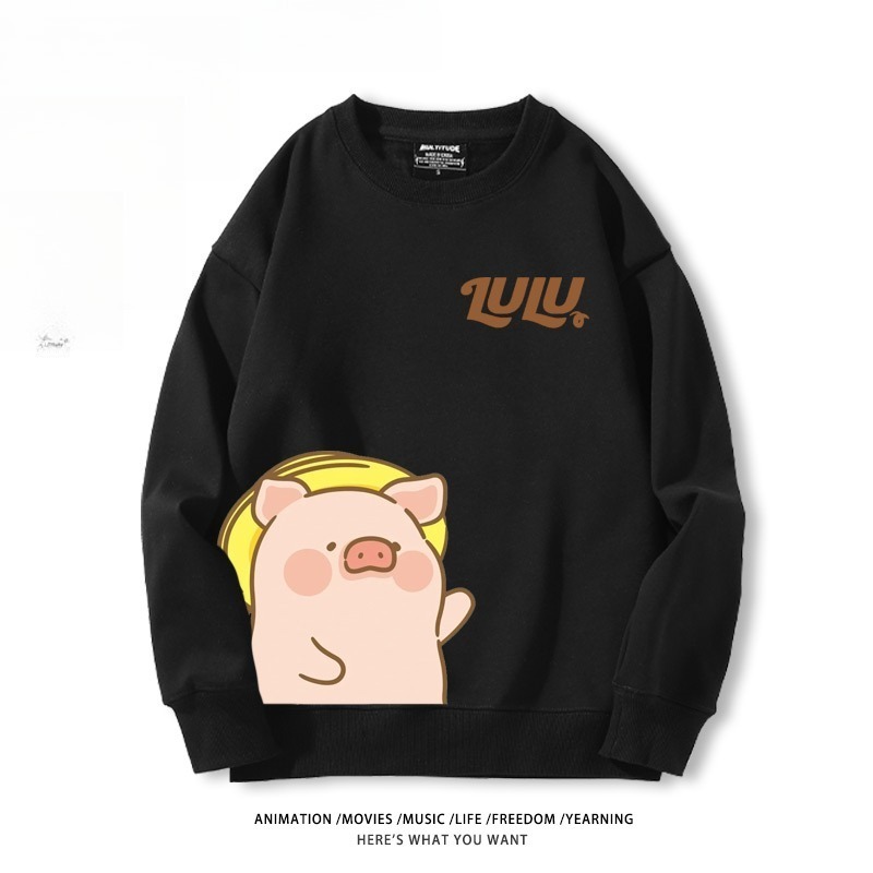 LuLu豬 聯名親子情侶裝 圓領長袖