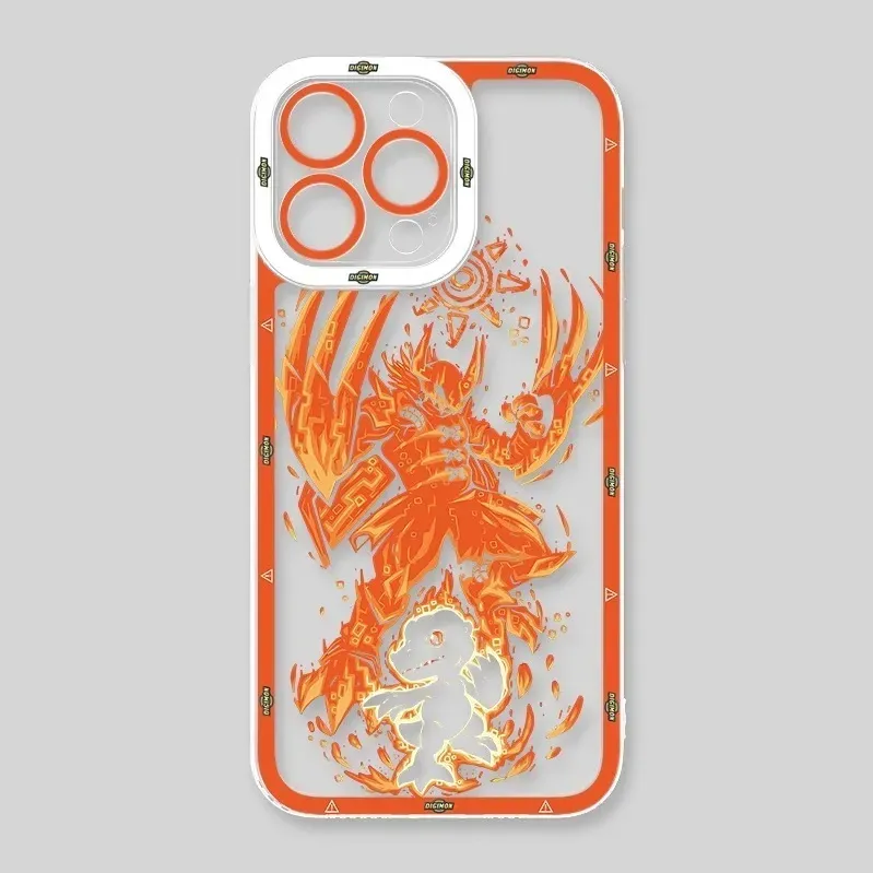 數碼寶貝天使眼透明防摔軟殼