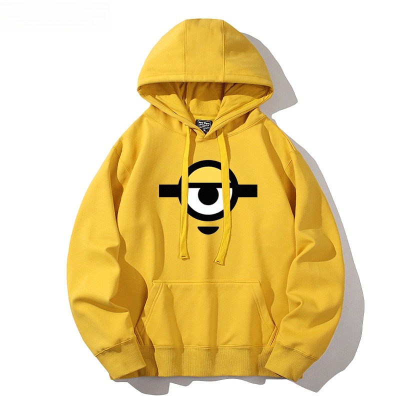 神偷奶爸小黃人新款 親子情侶男女連帽衛衣