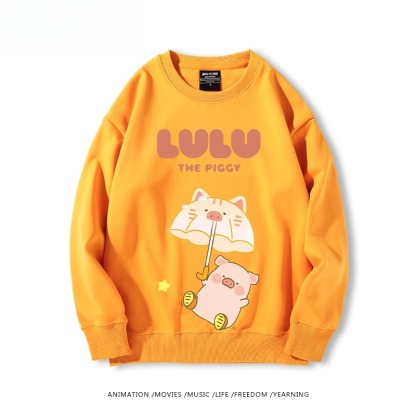 LuLu豬 聯名親子情侶裝 圓領長袖