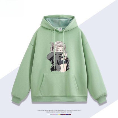 徹夜之歌七草薺 親子情侶男女連帽衛衣