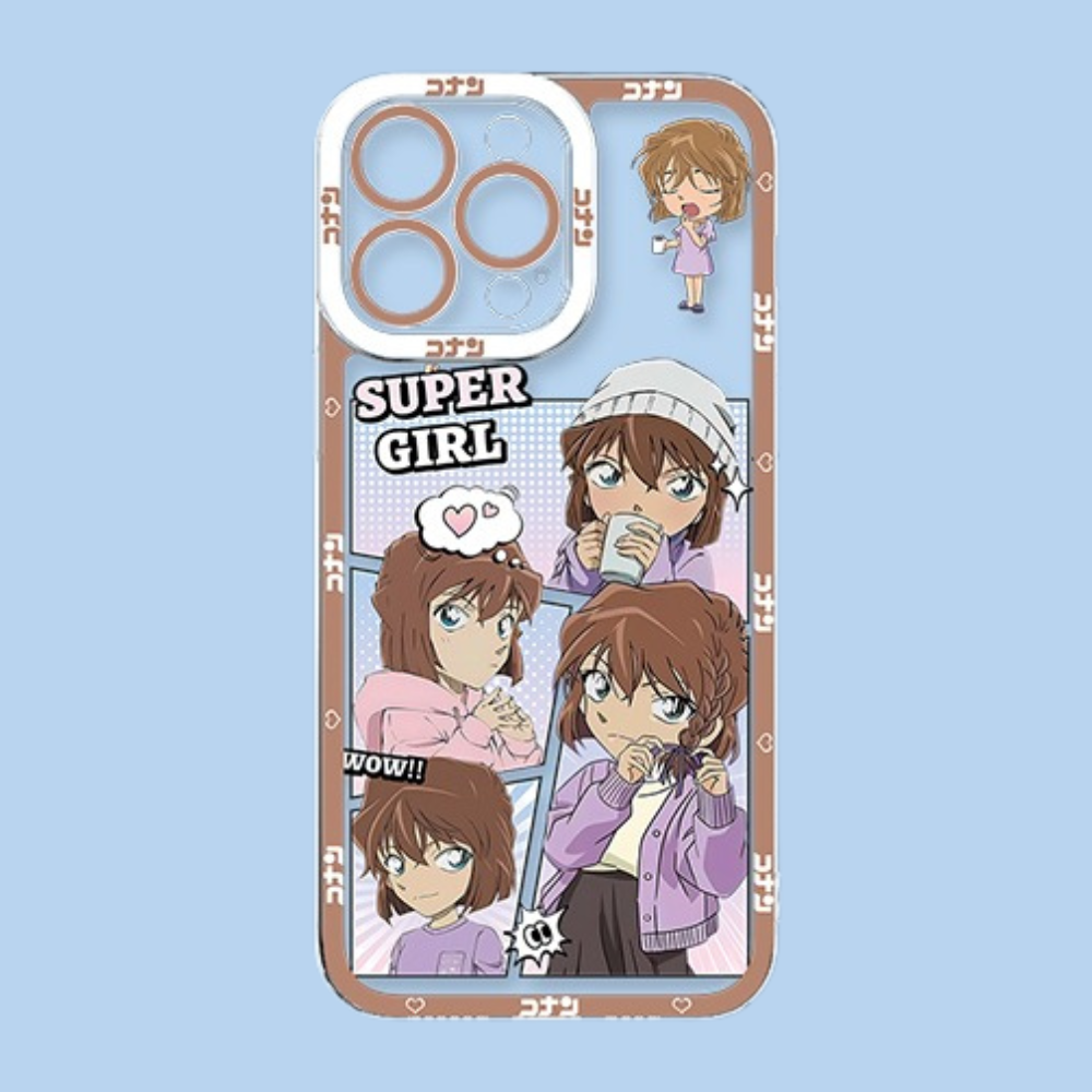 名偵探柯南天使眼透明防摔軟殼