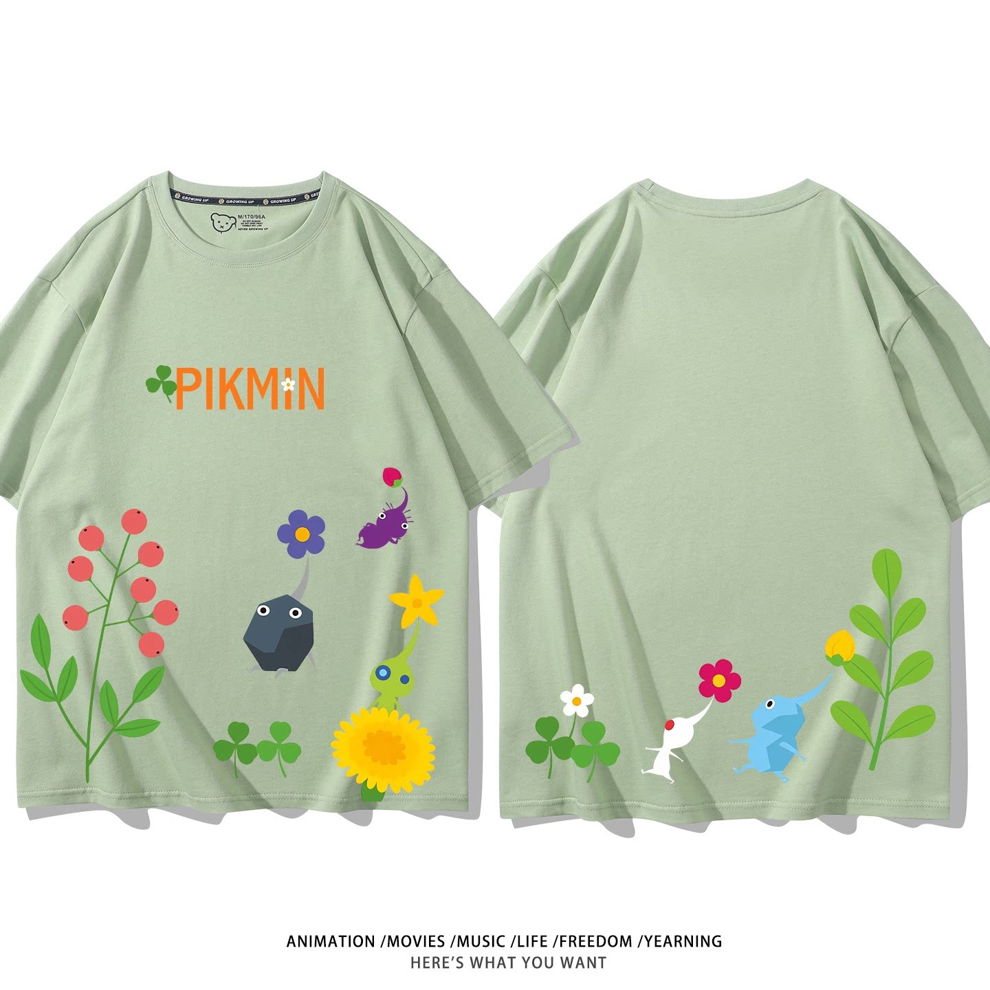 皮克敏PIKMIN4 印花短袖T恤