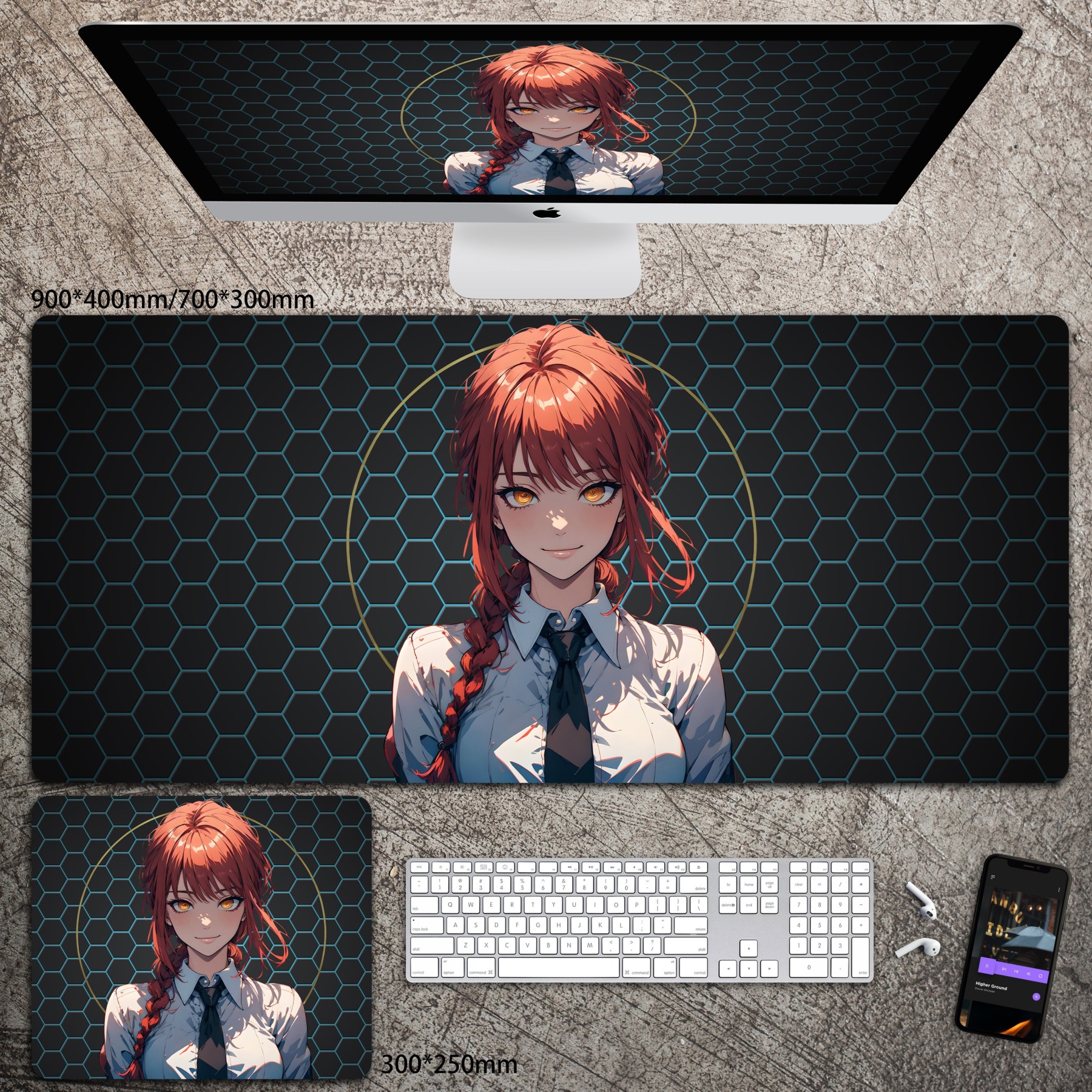 動漫系列 主題桌墊 布質滑鼠墊