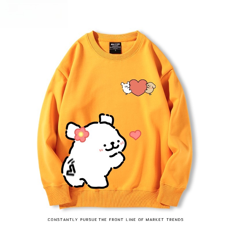 線條小狗 聯名親子情侶裝 圓領長袖