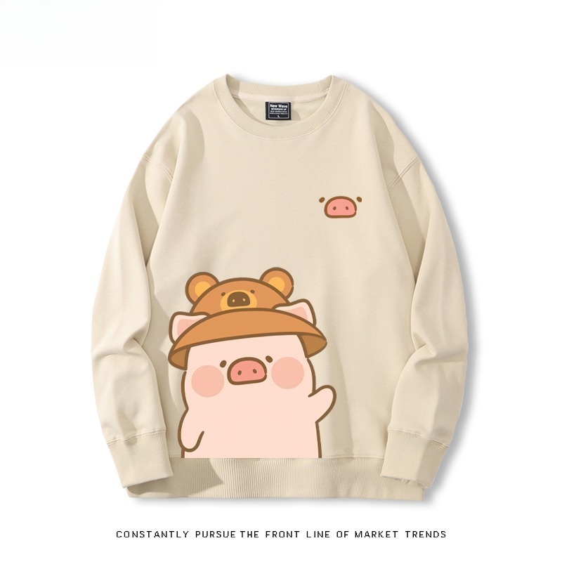 LuLu豬 聯名親子情侶裝 圓領長袖