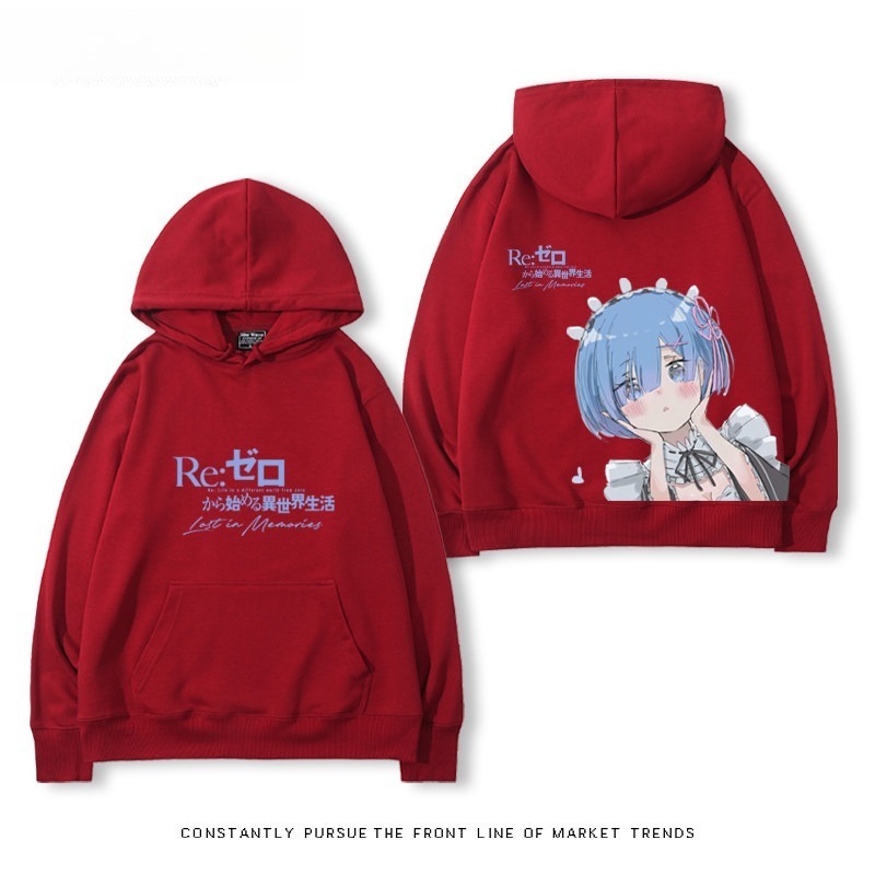 從零開始的異世界 親子情侶男女連帽衛衣
