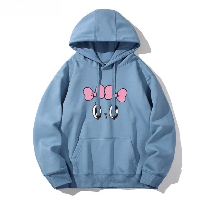 艾丝樂小兔 親子情侶男女連帽衛衣