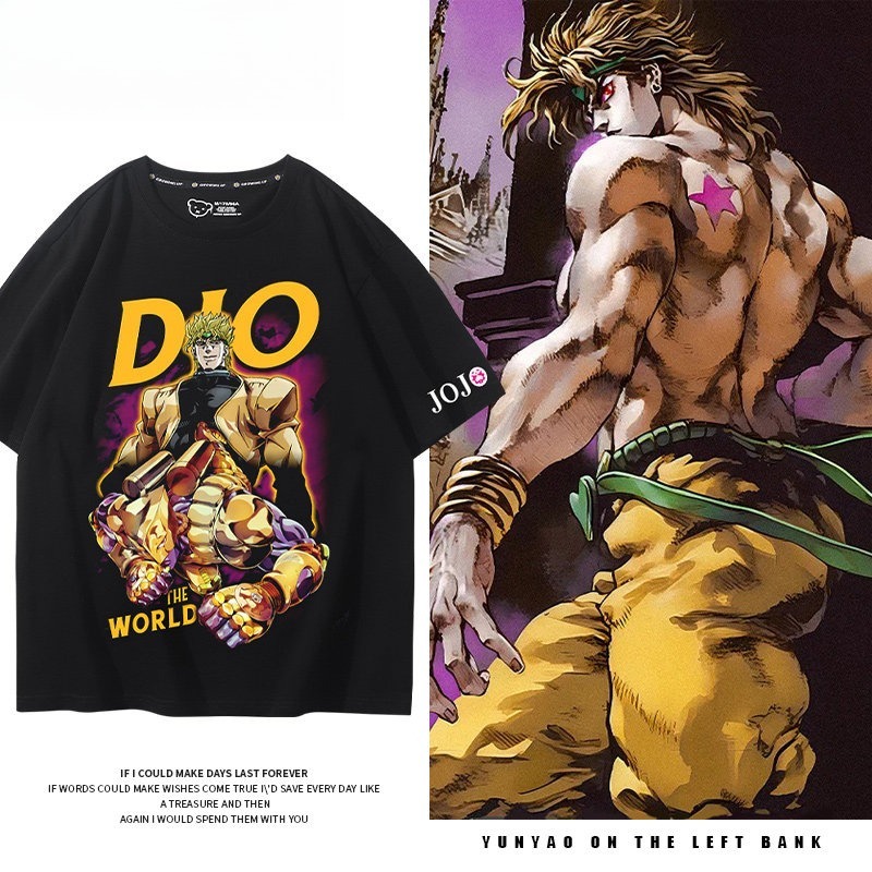 JOJO的奇妙冒險 2026親子情侶男女同款 印花短袖T恤