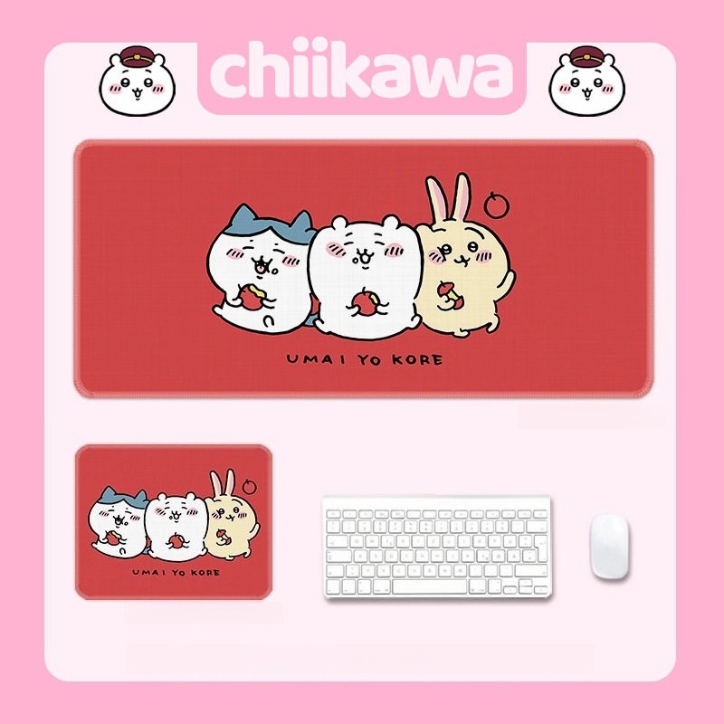 Chiikawa吉伊卡哇 主題桌墊 布質滑鼠墊