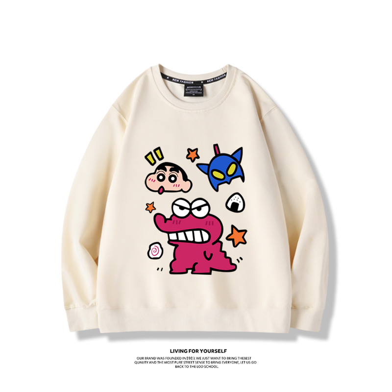 蠟筆小新2023親子情侶裝 圓領長袖