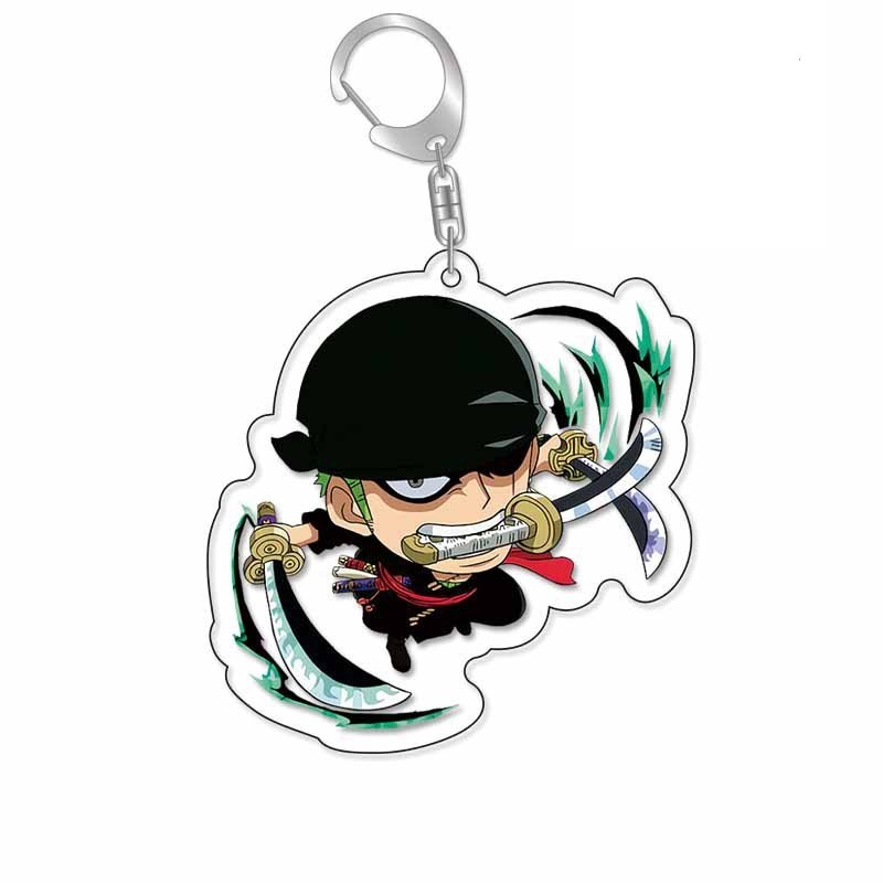 航海王草帽團路飛索隆喬巴羅賓亞力克鑰匙扣 掛飾【單買三件起送】