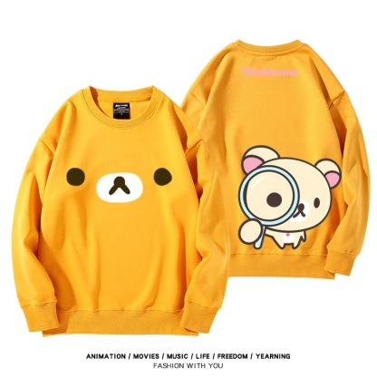 拉拉熊聯名親子情侶裝 圓領長袖