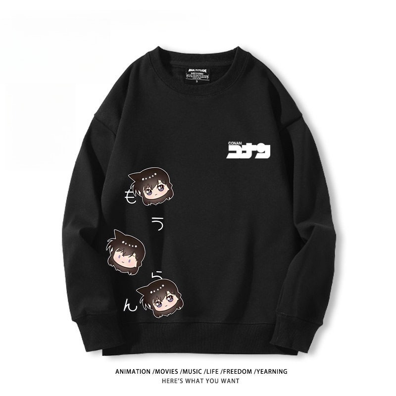 名偵探柯南 聯名親子情侶裝 圓領長袖