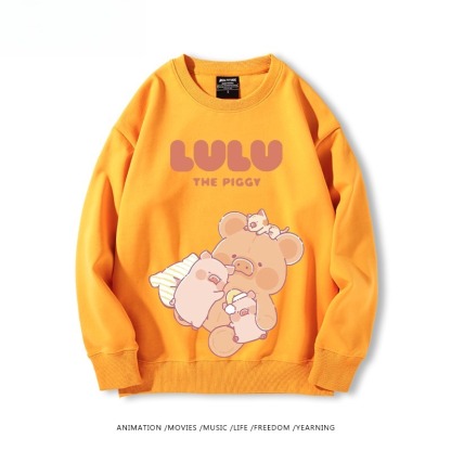 LuLu豬 聯名親子情侶裝 圓領長袖