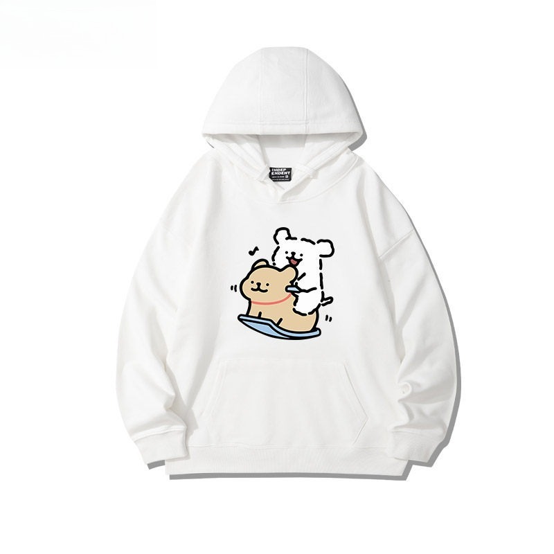 線條小狗 聯名衛衣2026秋冬新款親子情侶裝連帽衛衣